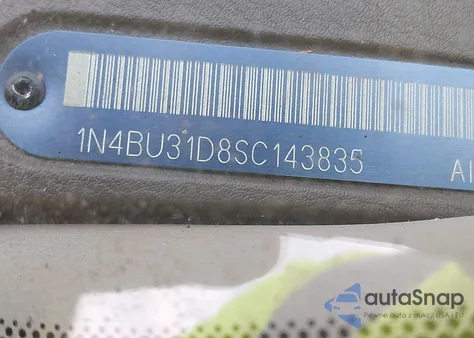 1995 Nissan Altima Xe/Gxe/Se/Gle из США, поврежденный, VIN 1N4BU31D8SC143835